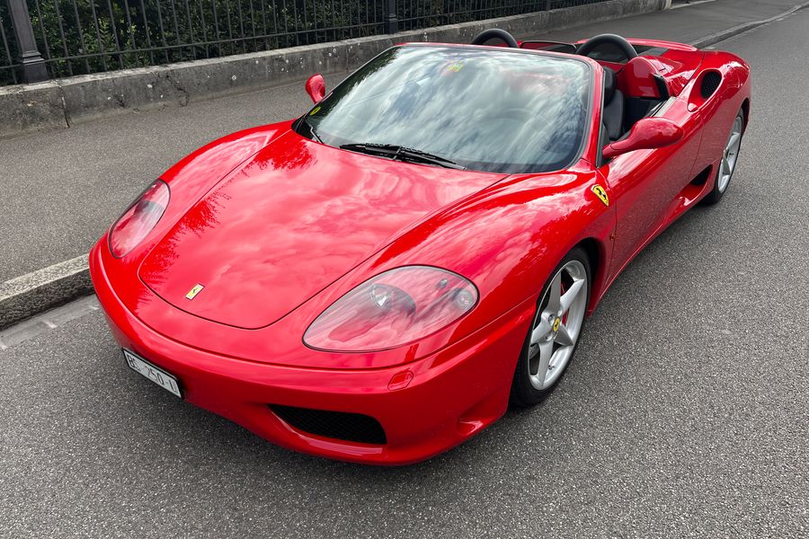 Ferrari F360 Spider car for sale on website designed and built by racecar